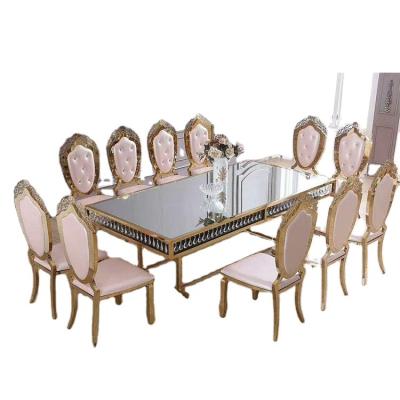 China Minimalist Hotel Dining Table Set Modern 12 Seater With Marble Top Modern Marble Dining Table for sale