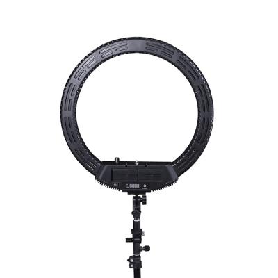 China LCD Show High Quality 18 Inch Brightness and Color Temperature YouTube Selfie Live Light, Ring Light with Mobile Phone Holder for sale