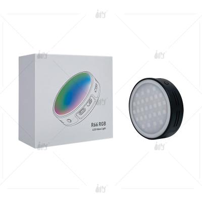 China 2021 new design mini round shape video conference lighting with RGB color effect for color photography lighting many for sale