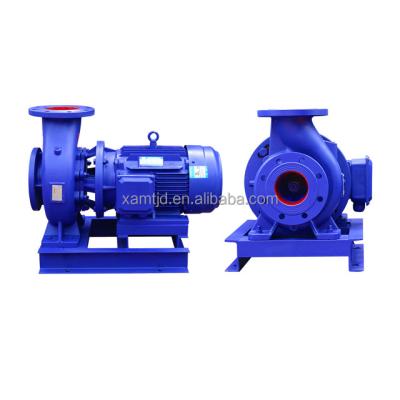 China Suitable for industrial ISW vertical and horizontal type centrifugal circulation pipeline booster pressure water in pipe between pump for sale