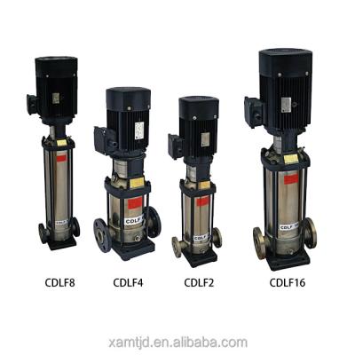 China CDLF industrial hot sale high pressure horizontal centrifugal motor pressurization submersible water pump for water treatment for sale