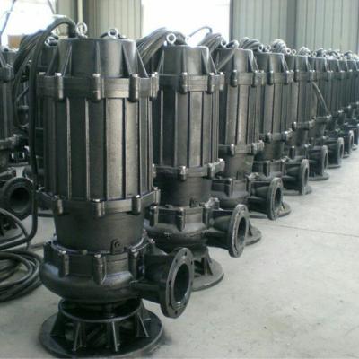 China Fa WQ ​​Series Serious Polluted Sewage Landfill For Faecal Drainage Sump / Submersible Sewage Pumps Sewage Disposal for sale