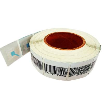 China Supermarket Security System 100% Detected Around R40 Barcode Security Shop Lifting RF EAS 8.2mhz Anti-theft Sticker Label Retail Soft Tag For Supermarket for sale