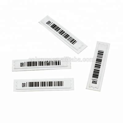 China For Dial Security DR Label Hot EAS Soft Sticker Anti Theft Supermarket 3 Cosmetics Security Barcode Label 3 Chips AM 58khz Security for sale