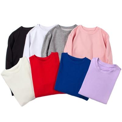 China Wholesale Custom Blank Crewneck Blank Men's Women's Blank Sweatshirts Wholesale Cotton Print Anti-pilling Embroidery Crewneck Sweatshirts for sale