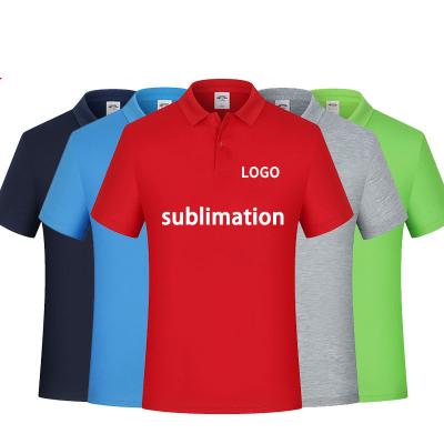 China 100% Blank Custom Print Golf Polo Shirts Viable or Embroidery Logo Mens Plain Polo Shirt Cotton Polyester Uniform Sublimation for sale