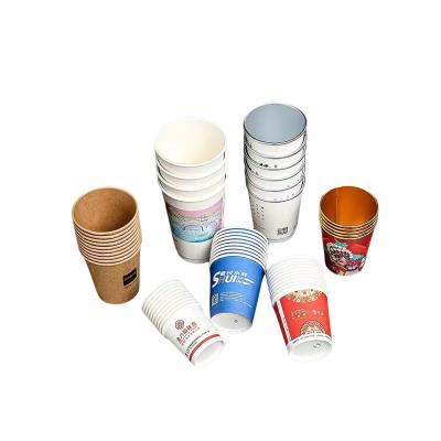 China Factory Price 100% Disposable Disposable Single Wall Paper Cup Custom Printed Eco Friendly Paper Cup Cup for sale