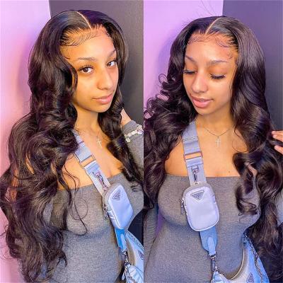 China Wholesale Brazilian Natural Body Wave Wigs 12a Human Hair Full Lace Human Hair Other Grade Transparent Virgin Hair for sale