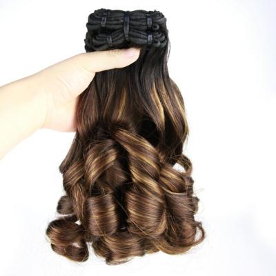 China Loose Wave 100% Virgin Hair Bundles Funmi 4/30 Curly Spring Hair Extension for sale