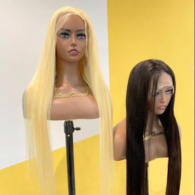 China Others 613 Wholesale Lace Front Wig Light Blonde Raw Virgin Brazilian Hair 13x4 Lace Up Headbands For Black Women for sale