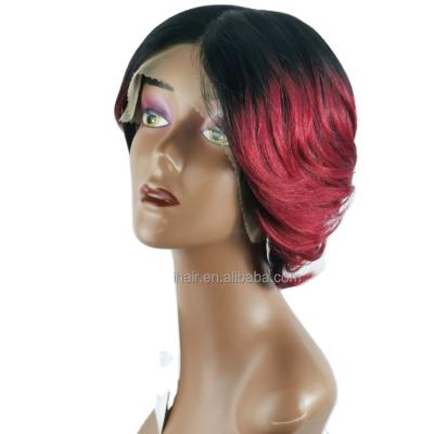 China Brazilian Water Wave Bob Human Wigs, Glueless Water Wave 100% Pre Plucked Virgin Hair Cuticle Aligned Bob Cut Wigs For Black Women for sale