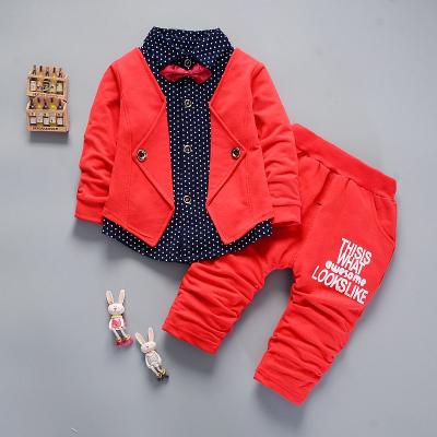 China Colorful Gentleman 2pcs Baby Clothing Kids Clothes Boys Sets Babies Boy Casual Clothing Sets Factory for sale