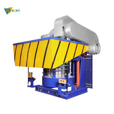 China Energy Saving 500kg 1000kg Copper Iron Scrap Metal Induction Melting Furnace for sale