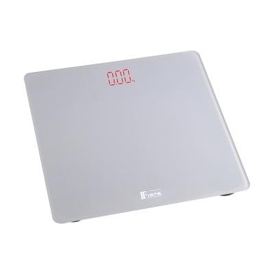 China Tempered glass and plastics FF1976-A16884 LED display single clean color body electronic household weighing 180kg/50G weight scale for sale