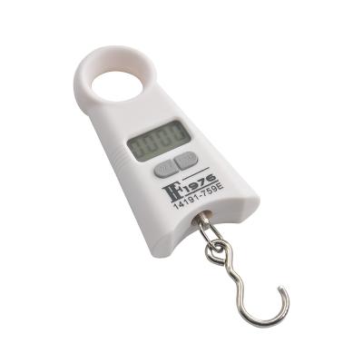 China Small Portable Electronic Scale 30kg/66lb Hook Scale Fishing Scale Electronic Digital Display Metal and Plastics FF1976-759E for sale