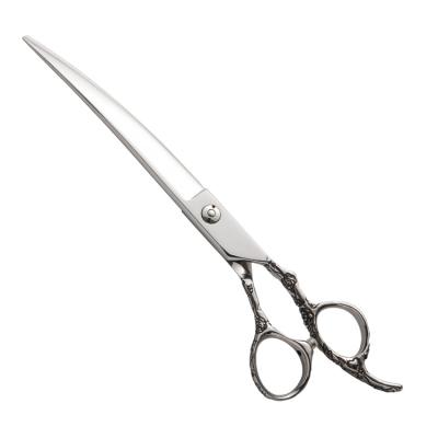 China BPT07 Sustainable DOWN CURVED Sophisticated Tech Cat And Dog Beauty Scissors Trim Beauty Tool for sale