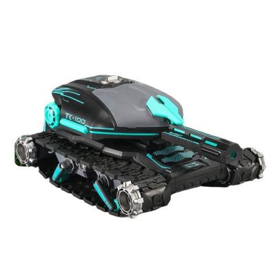 China Ride on remote control tracked toy gel blaster gesture water bomb tank tank toycar for sale