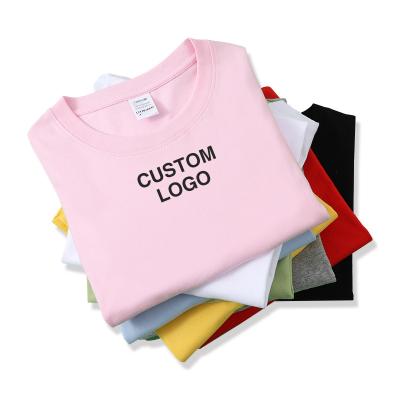 China High Quality Custom Anti-Wrinkle 100% Premium Cotton T-shirt Customize Logo Men's Printed O-Neck T-shirt Custom T-shirt for sale