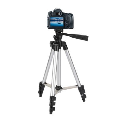 China Portable retractable digital camera aluminum alloy tripod 3110 model can be placed on desk and floor to use for sale