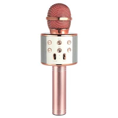 China OEM Low Price Handheld Wireless Microphone Audio Handheld Mobile Phone Portable Microphone KTV Support Singer for sale