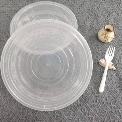 China Gangluhangtong Disposable Catering Plastic Round Disposable Noodle Soup Ramen Bowl With Dome Lid for sale