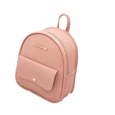 China Mini Anti-theft PU Backpack Female Leather Shoulder Bag For Teens Girls Children Kids Small Bagpack Ladies Multifunctional Female School Backpac Small for sale