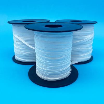 China Soft Surface Corrosion Resistance PTFE Round / Flat Cord For Flange Cover for sale