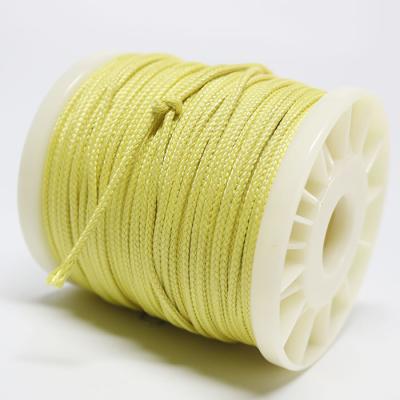 China High Tensile Strength 250lb Imported Aramid Fiber Braided Line 1.5mm Dia Cut & Abrasion Resistant & Low Stretch for sale