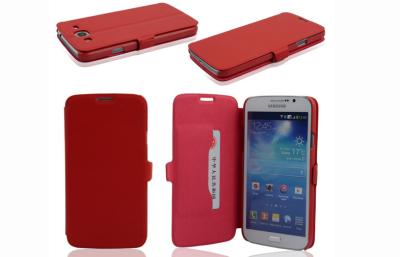 China Eco Friendly PU Mobile Phone Leather Case For Samsung i9150 Galaxy Mega 5.8 for sale