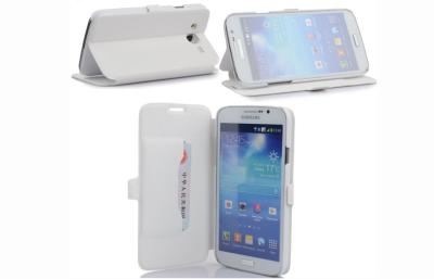 China Goatskin Extra Slim Mobile Phone Leather Case for Samsung i9150 / i9152 Galaxy Mega 5.8 for sale