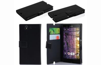 China Eco Friendly Mobile Phone Leather Case For Sony Xperia Z L36h / C6603 / C660x / L36i for sale