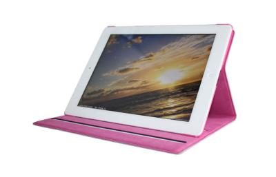 China Waterproof Smart Genuine Leather Case Cover with Book Flip Style for iPad 2 iPad 3 iPad 4 for sale