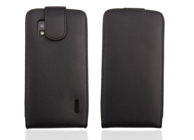 China Bolsa vertical del tirón de la Vaca-piel de la cubierta de encargo de la funda de piel auténtica para LG P880 Optimus 4x HD en venta