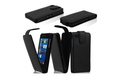 China Waterproof PU Vertical Leather Case For Blackberry Z10 Mobile Phone for sale