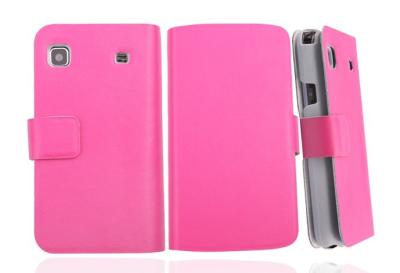 China Extra slim Cowhide Samsung Phone Leather Cases for GALAXY S i9008L for sale