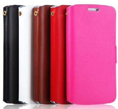 China Samsung G7106 G7108 PU Leather Phone Case , Wallet Phone Cases with Button for sale