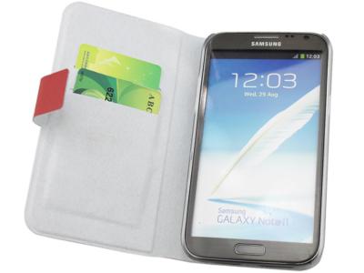 China White Book Samsung Phone Leather Cases for Galaxy Note II N7100 for sale