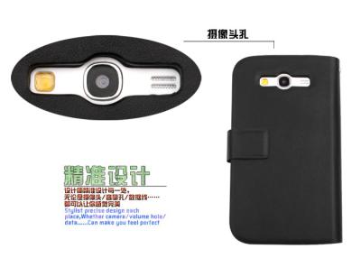 中国 SAMSUNG PU の革電話箱、ギャラクシー壮大な I9082 のための余分細い札入れの電話箱 販売のため