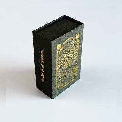 China Plastic Hot Sale Tarot Deck Paper Positive CMYK Color Printing Waite gold foil Tarot Deck for sale