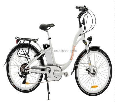 China 2017 HOT Aluminum Alloy Woman City Electric Bicycle Unveil With EN15194 for sale