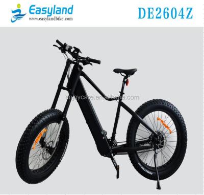 China 2017 Aluminum Alloy Electric Sport Bike 26inch 4.5wide Fat Tire 500w or 750w for sale