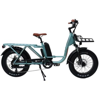 China 750W Luxury Electric Cargo Bike 20inch for sale