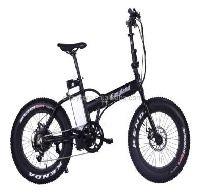 China 48v aluminum alloy electric bike with fat tire with 500w motor foldable for sale