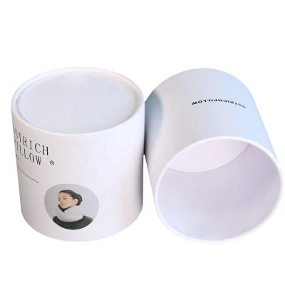 China Recycled Materials Logo Paper Cylinder Tube Circle Custom Dropper Packaging Round Cardboard Gift Boxes With Lids for sale