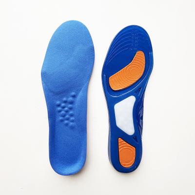 China High quality removable full length elastic shock absorption gel insoles for sports for sale