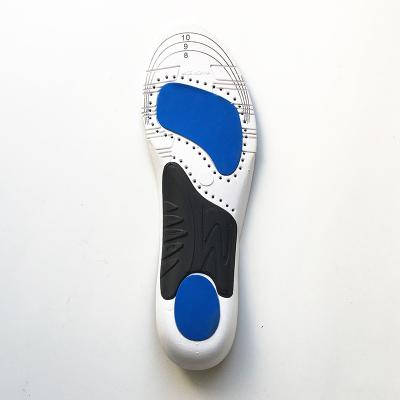 China Shock Absorption Sports Insole Arch Support Running Shoe Insert Pad Breathable Shock Absorption Insole for sale