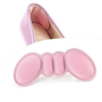 China Protect Feet Anti Slip Soft Foam Heel Grip Butterfly Shape Insert Heel Pad Pad for sale