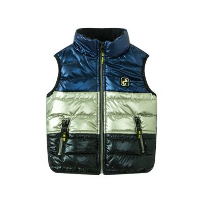 China Waterproof Hot Selling Kids Clothes Boys Thick Padded Hoodie Vest For Winter Children Vest for sale