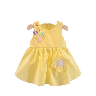 China Summer Breathable Vintage Toddler Baby Infant Dresses For Girls Dress Boutiques Wholesale Children's Clothing Kids for sale