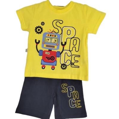 China New Casual Boys Clothing Set Baby Boy Clothes Summer Children Clothing Sets T-shirt+Pants 2Pcs Boys Suit Clothing for sale